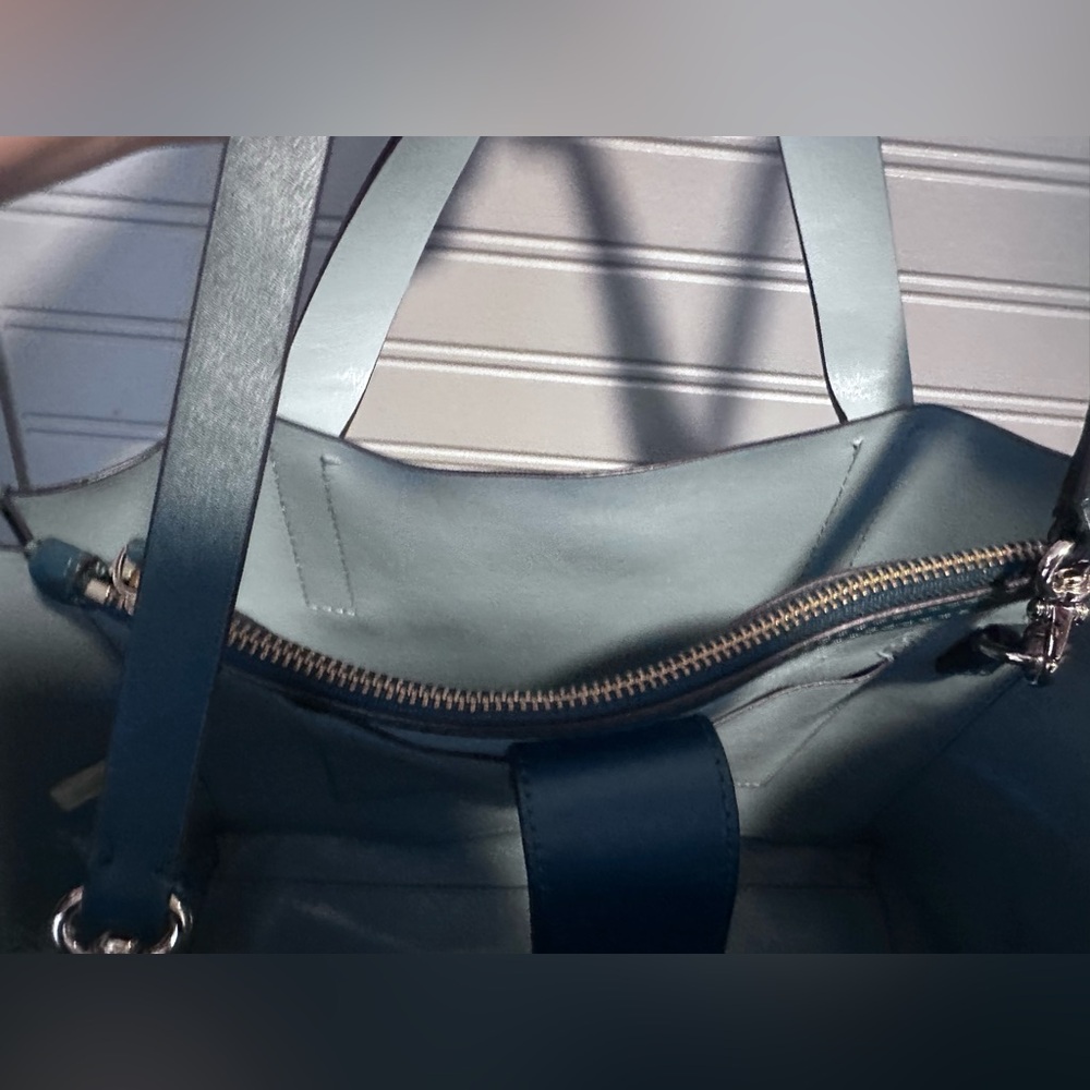 KATE SPADE Putnam Drive Nelle Convertible Work Commuter Tote Teal MSRP: $348 - Picture 15 of 16